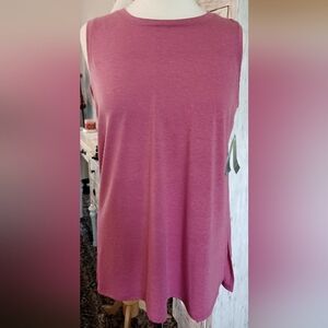 NWT Tek Gear Dry Tek Active Wear Tank Rose Sz Med #0344